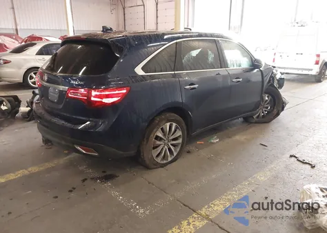 2014 Acura Mdx Technology Package z USA, uszkodzony, nr VIN 5FRYD4H45EB034710